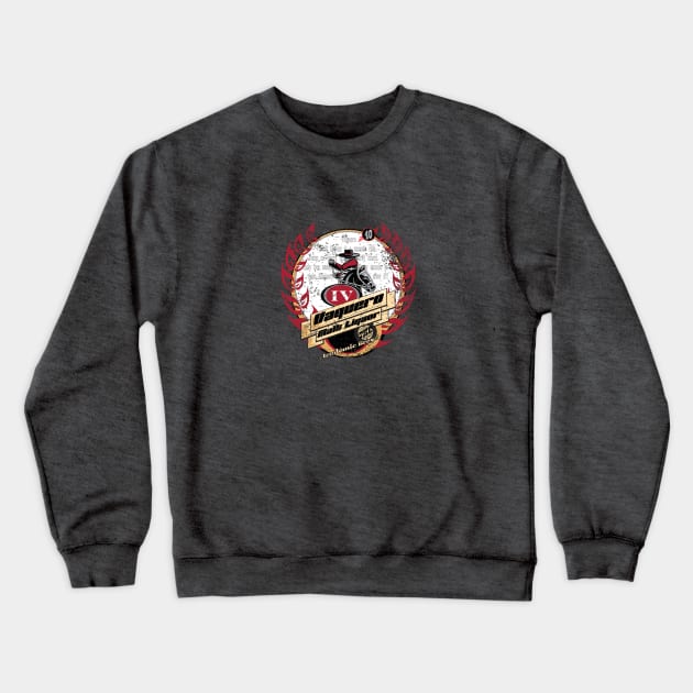 Vaquero Malt Liquor Crewneck Sweatshirt by drunkdevo